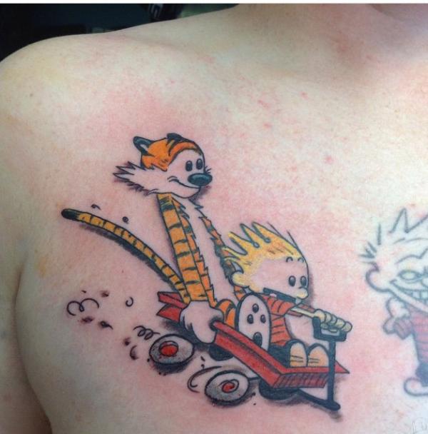 Calvin and Hobbes | Rites of Passage Tattoo