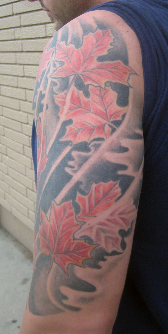 Maple Leaves | Rites of Passage Tattoo